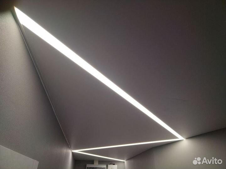 Натяжные потолки, слив воды