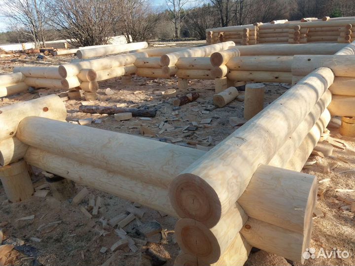Срубы ручной рубки из Мордовии