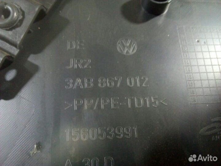 Обшивка двери задняя правая Volkswagen Passat B7