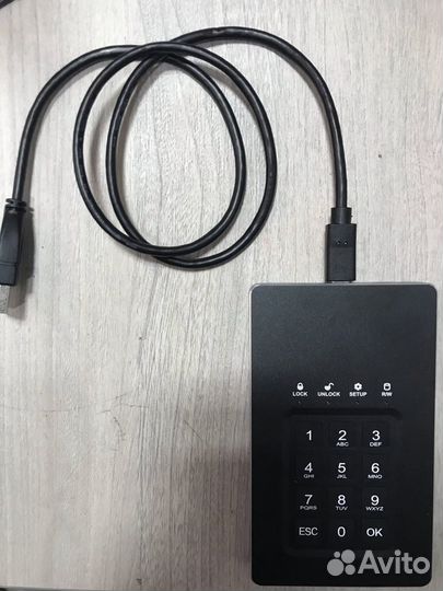 Жесткий диск с шифрованием Guarddo 500GB USB 3.0