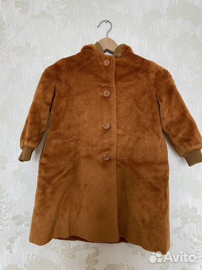 Демисезонное детское пальто, винтаж, СССР