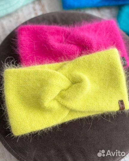 Повязки на голову из пуха норки