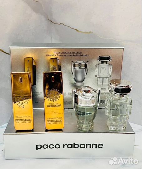 Набор мужского парфюма Paco Rabanne 4*30ml