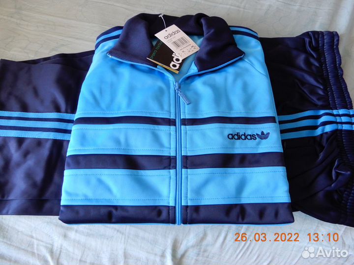 Мужской спортивный костюм Зебра Адидас 80-х