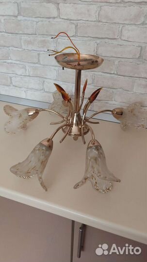 Люстра потолочная бу 5 рожковая