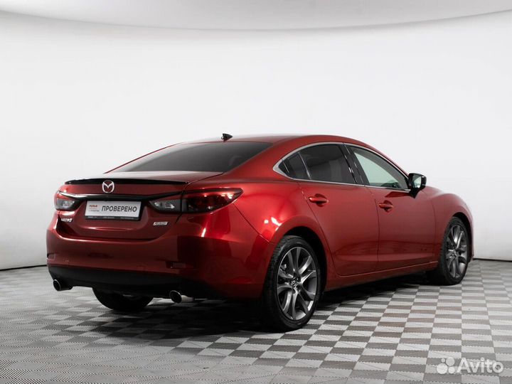 Mazda 6 2.5 AT, 2016, 133 000 км