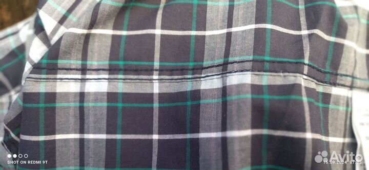 Мужская рубашка в клетку