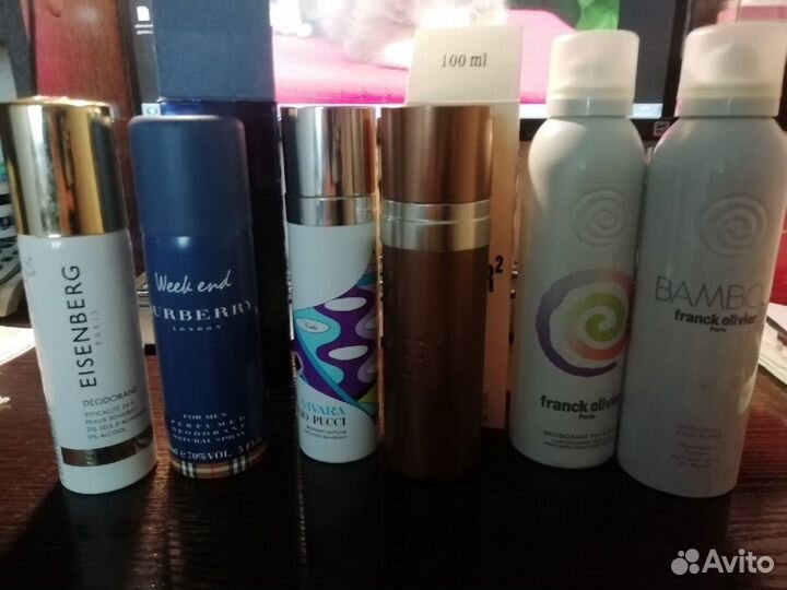 Парфюмированные лосьоны, дезодоранты, вуали