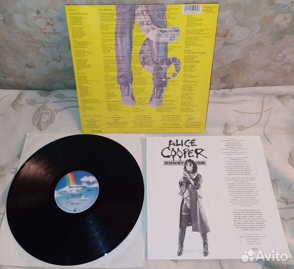 Alice Cooper Constrictor 1986 EU Germ Оригинал LP
