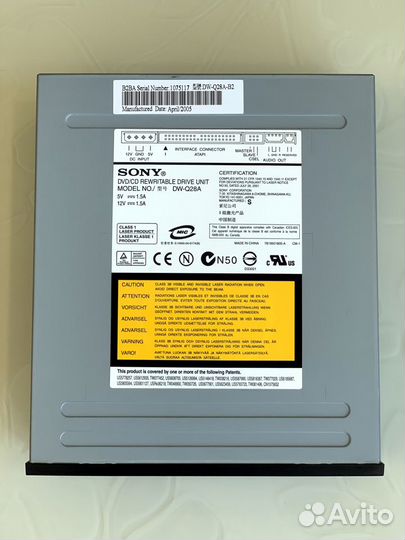 Оптический привод Sony NEC Optiarc DW-Q28A (IDE)