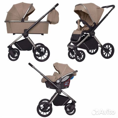 Модульная коляска 3в1 Carrello Optima Oyster Beige