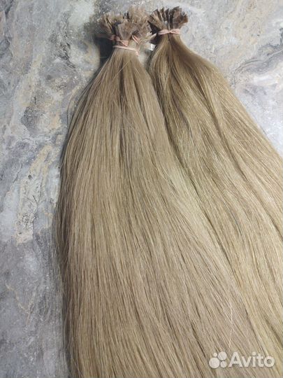 Волосы для наращивания, блонд