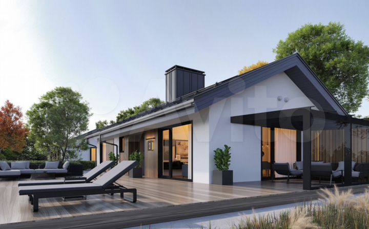 Дом 132 м² на участке 8,7 сот.