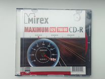 CD диск Mirex CD-R, 0.7 гб, Slim Case, 52x