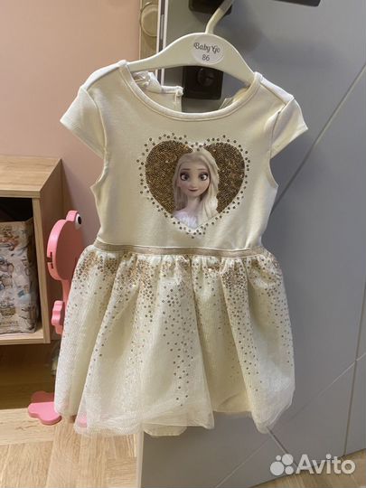 Детское нарядное платье на 3-4 года