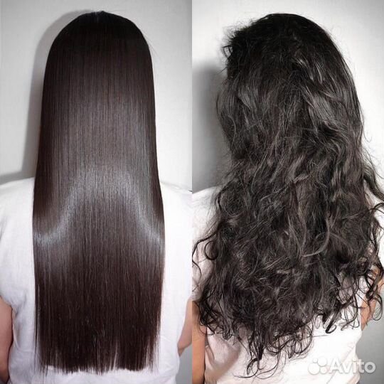 Кератиновое выпрямление волос