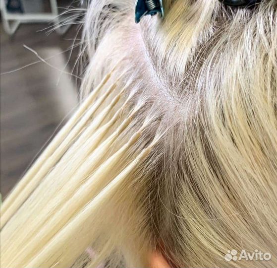 Наращивание волос на дому