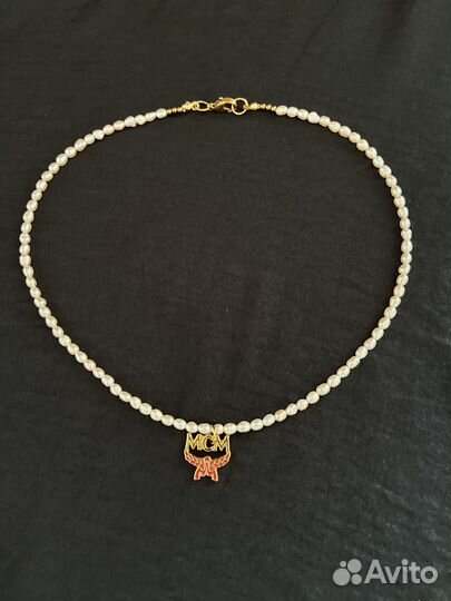 Колье MCM с жемчугом ожерелье оригинал