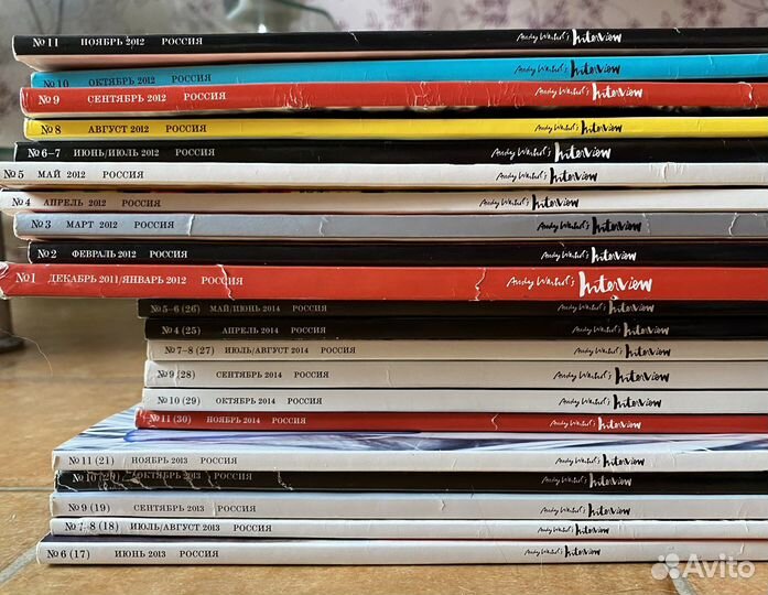 Журналы Andy Warhol's Interview (Russia)