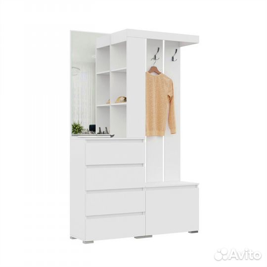 Прихожая белая Хелен (как икеа)