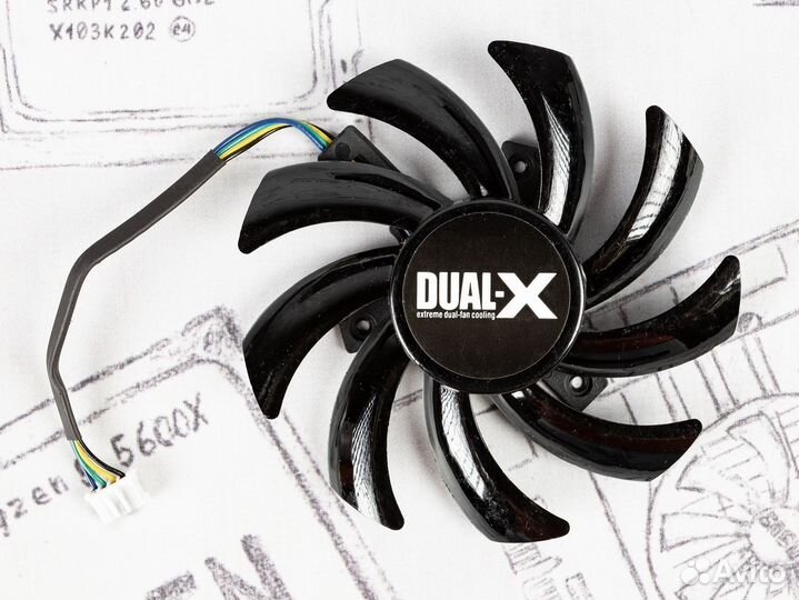 Вентилятор для видеокарты Sapphire R9 85mm