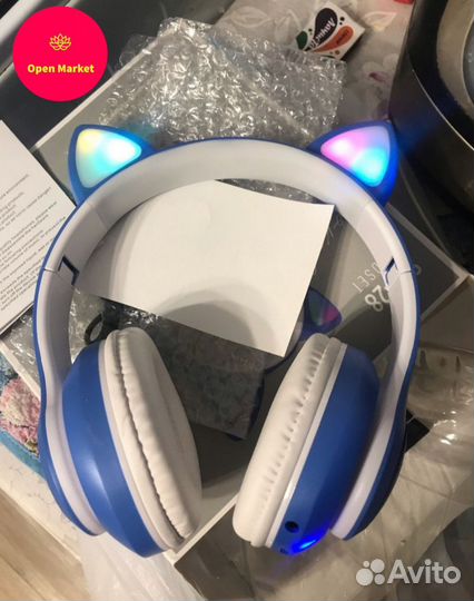 Наушники с кошачьими ушками