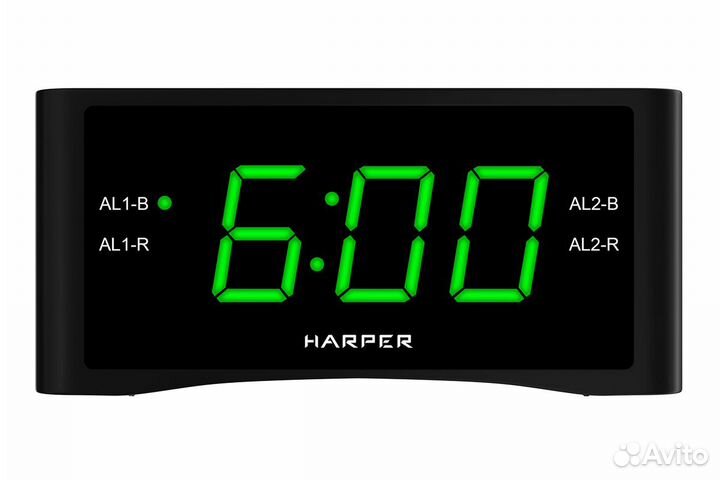 Радиобудильник Harper hclk-1006 green LED