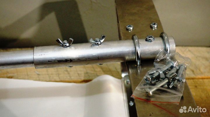 Скребок для уборки снега с крыш с ручкой 7,5 м