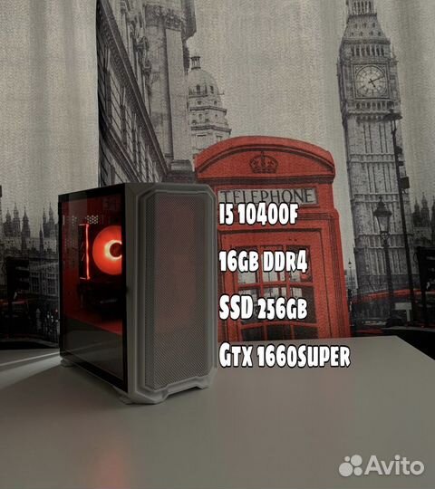 Игровой компьютер i5 10400f/16GB/1660 super