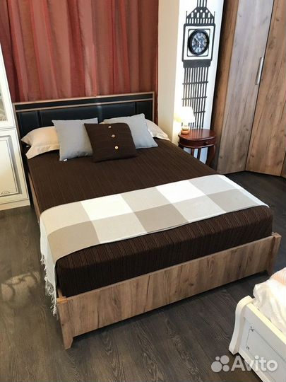 Кровать «Nature 306 Люкс» 180х200 крафт