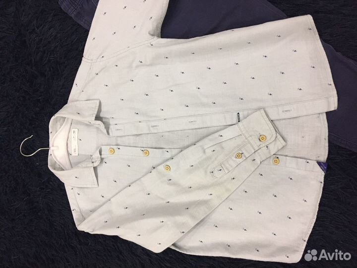 Рубашки на мальчика 122 128