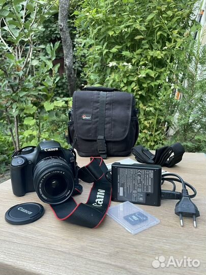 Зеркальный фотоаппарат canon eos 1100d