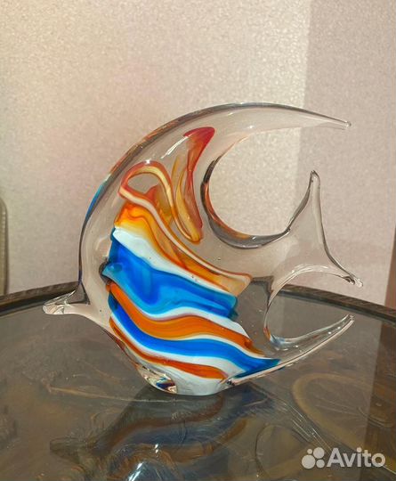 Фигура рыба муранское стекло