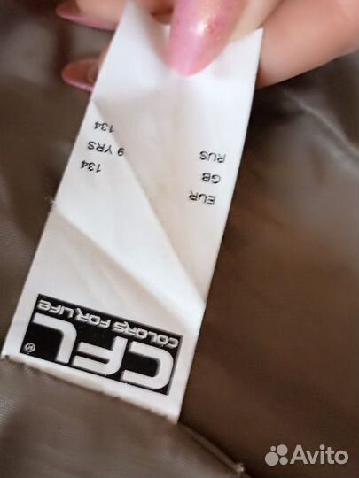 Плащ тренч для девочки 134