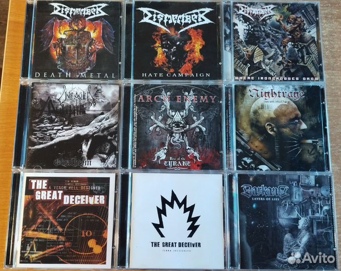 CD диски (Thrash/Death/Brutal Death/Doom/Gothic)