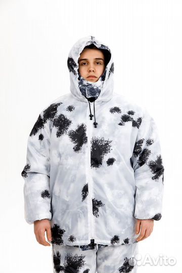 Костюм Маскировочный клякса белый