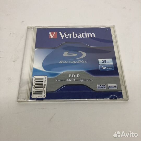 Verbatim BD-R SL 25GB 4x Hard Coat Slim 43719