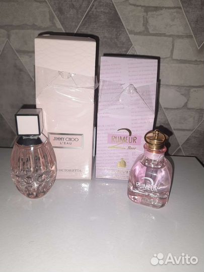 Jimmy choo L'Eau и Lanvin Rumeur 2 rose