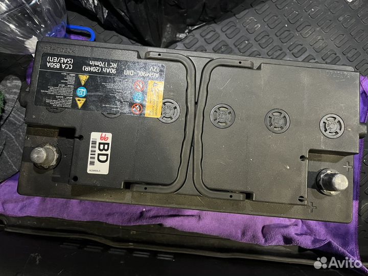 Аккумулятор автомобильный 90 ah AGM