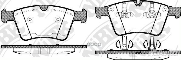 Колодки тормозные передние PN0464 NiBK