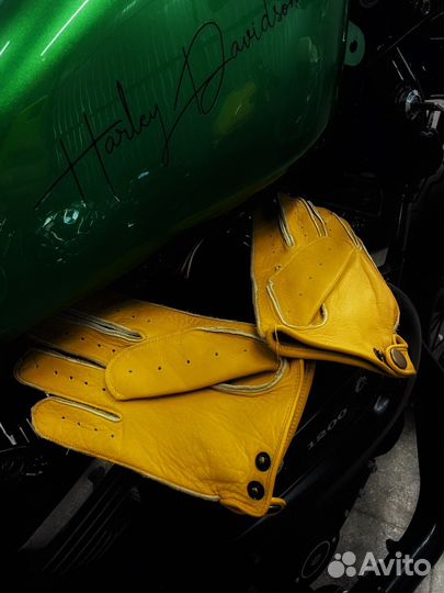 Перчатки кожаные мотоциклетные