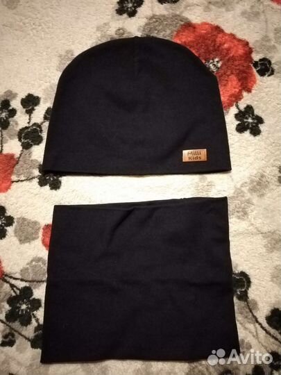 Комплект шапка и снуд