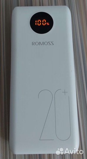 Romoss 20000 аккумулятор, поурбанк