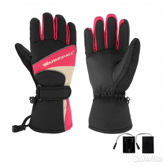 Перчатки с подогревом Warmspace с боксом под бата