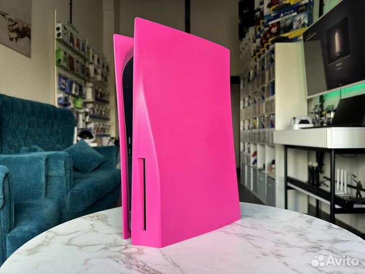 Боковые панели для Sony PS5 Fat Pink