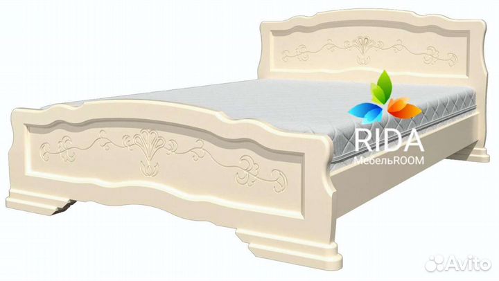 Кровать деревянная 180х200