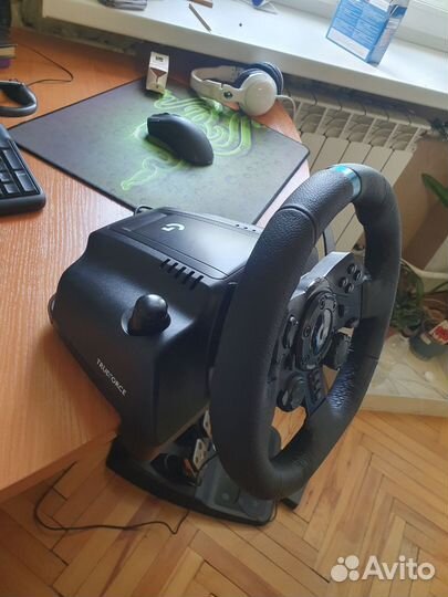 Руль logitech g923 для PS + shifter