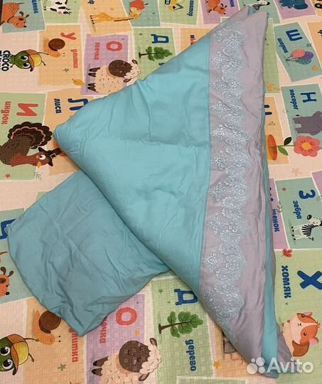 Бортики в кроватку +одеяло