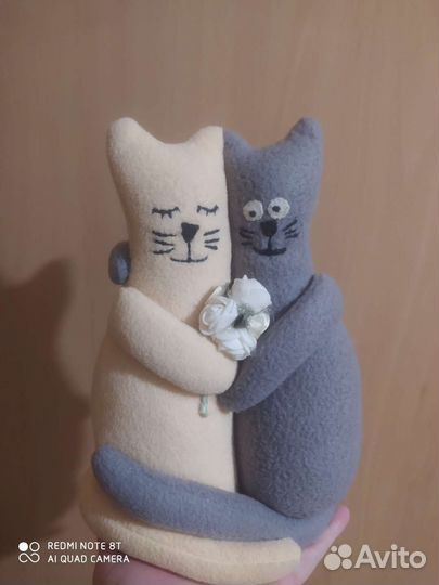 Котики неразлучники. Ручная работа. Новые