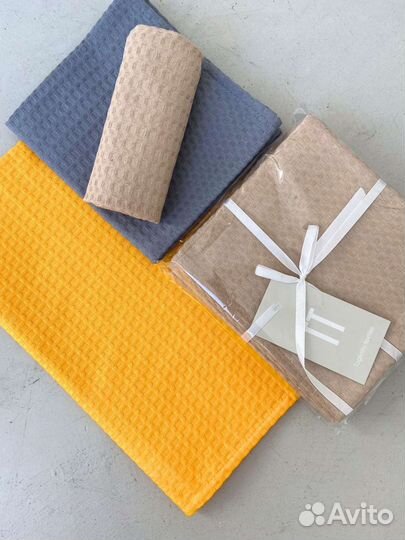 Кухонные полотенца вафельные